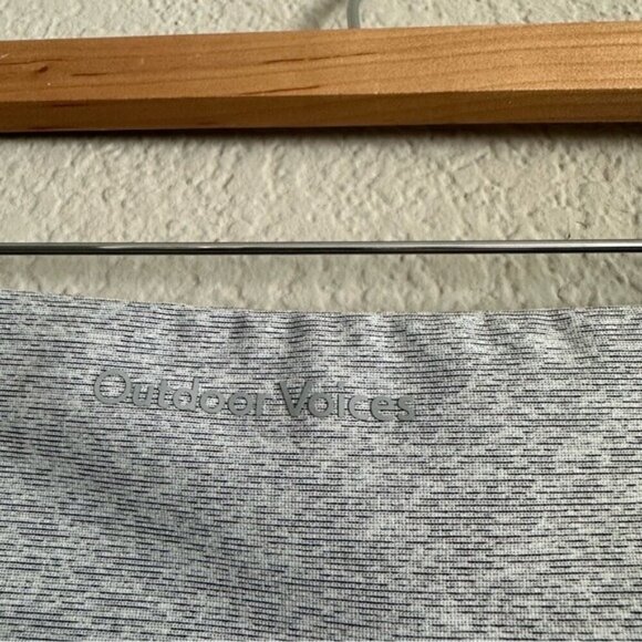 Outdoor Voices Warmup 5" Biker Short Gray Granolacore Size XXL - Picture 8 of 11